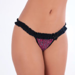 Calcinha fio dental com estampa variada