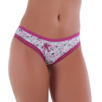 Calcinha estampada com aviamento desenhado - Eleonor
