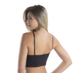 Topper em microfibra com strappy - Betina