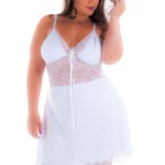 Camisola de microfibra plus size - Juleila