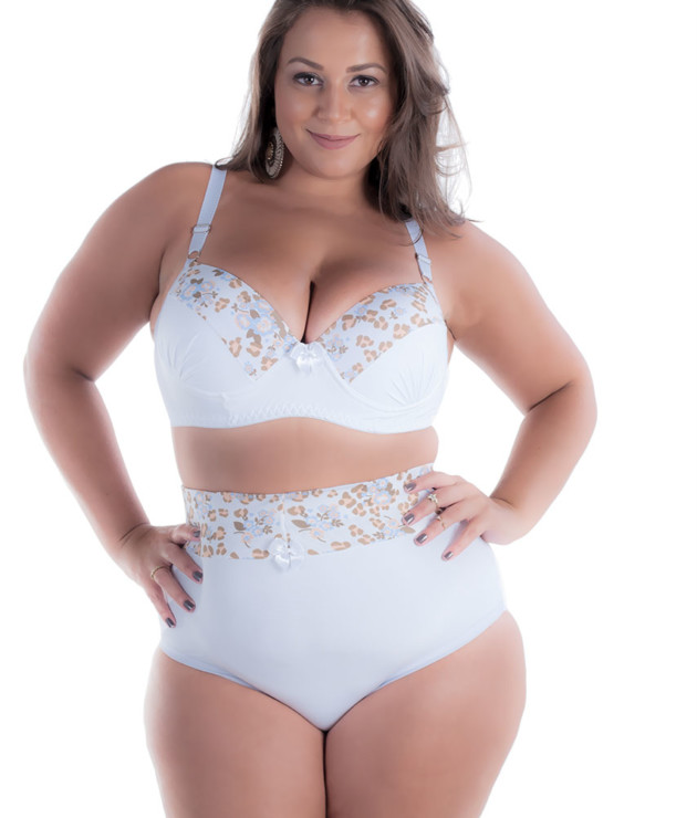 Conjunto plus size alto na cintura - Neuza
