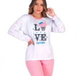 Pijama Feminino Longo