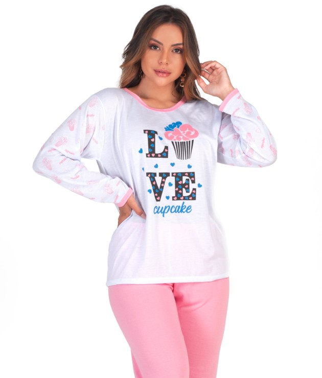 Pijama Feminino Longo