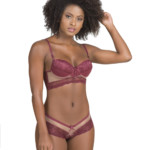 Conjunto de lingerie com tule - Desiree