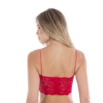 Bustiê em renda com bojo embutido - Jennifer