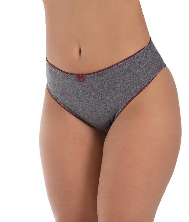 Calcinha conforto em supplex mesclado - Milena