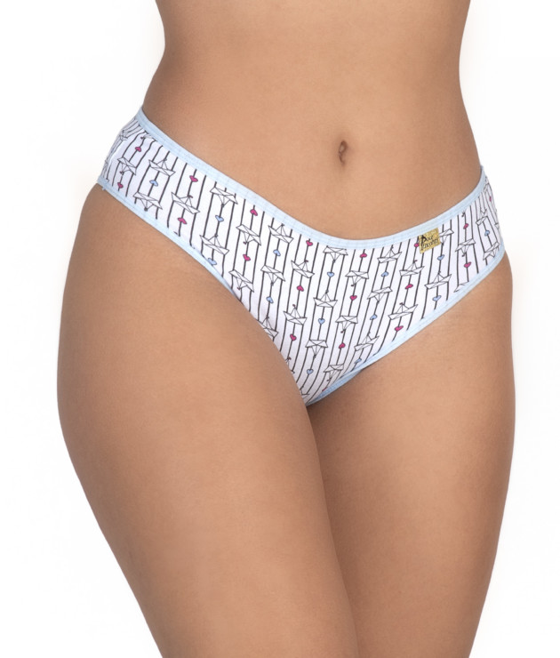 Calcinha estampada de algodão - Diana