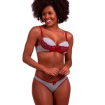 Conjunto mescla com detalhe em renda - Joana