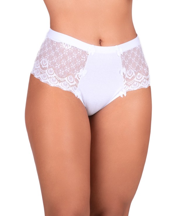 Calcola em algodão com renda - Hilda