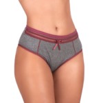 Calçola mesclada com elástico em cintura - Charlote