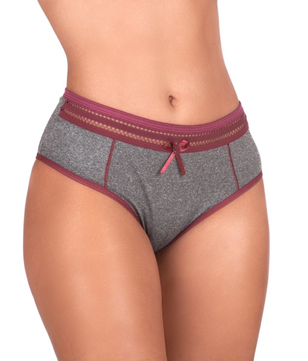 Calçola mesclada com elástico em cintura - Charlote