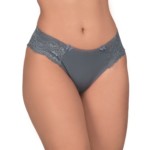 Calcinha com pala dupla em renda – Abigail