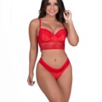 Conjunto estilo cropped em tecido brilhoso – Cindy