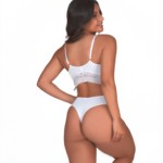 Conjunto com renda na barra - Silvania