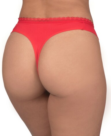 Calcinha com detalhe em renda - Edna