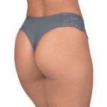 Calcinha com pala dupla em renda – Abigail