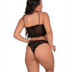 Conjunto bustiê em renda - Bruniele