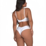 Conjunto com calcinha de microfibra estilo fio duplo - Arlene