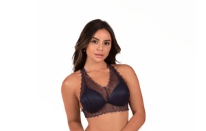 Top com bojo em renda desenhada - Lais