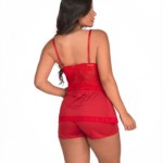 Short doll com renda no busto – Rose