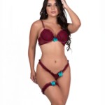 Conjunto sexy com perneira - Natielly