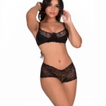Conjunto de lingerie sem bojo - Ariel