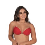 Sutiã com silicone nas alças em microfibra lisa – Noemi