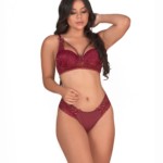 Conjunto de bojo todo em renda – Adriele