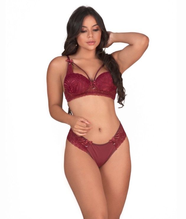 Conjunto de bojo todo em renda – Adriele