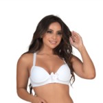 Sutiã nadador em microfibra lisa - Alexia