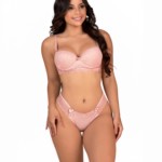 Conjunto de bojo com renda desenhada - Leona