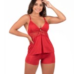 Short Doll com detalhe em renda - Sarita