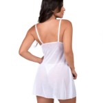 Camisola em tule com Calcinha