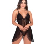 Camisola em tule com calcinha - Selma