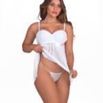 Camisola tomara que caia e tule - Linda