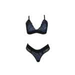 Conjunto sem bojo com renda - Dominique