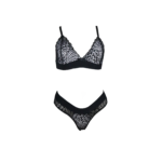 Conjunto sem bojo com renda - Dominique