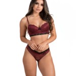 Conjunto de lingerie bicolor – Raquel