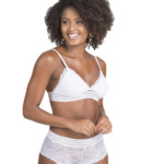 Conjunto de lingerie com elástico trabalhado - Meagan