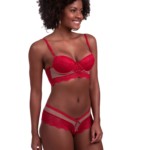 Conjunto de lingerie com tule - Desiree