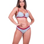 Conjunto de lingerie em algodão - Mescla