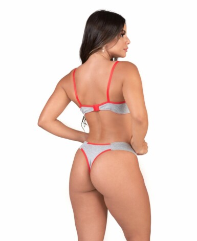 Conjunto de lingerie em algodão - Virginia