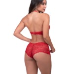 Conjunto de lingerie sem bojo frente única - Fiorella