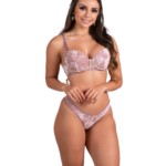 Conjunto de veludo com strass - Millie