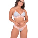 Conjunto em algodão sem bojo - Suzana