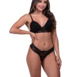 Conjunto em renda sem bojo - Marjorie