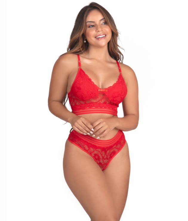 Conjunto sem bojo - Maria Isabel