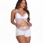 Short Doll com detalhe em renda - Melanie