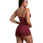 Short doll com renda no busto - Rose