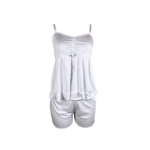 Short doll de microfibra com babado – Andressa